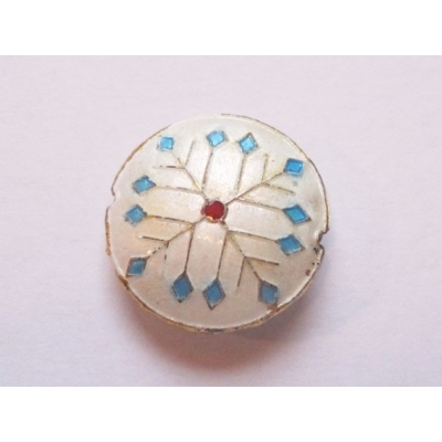 Flade-runde cloisonne -...