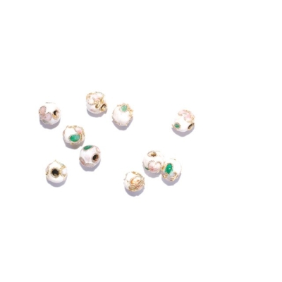 Runde cloisonne - 5 mm.