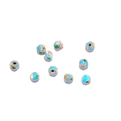Runde cloisonne - 5 mm.