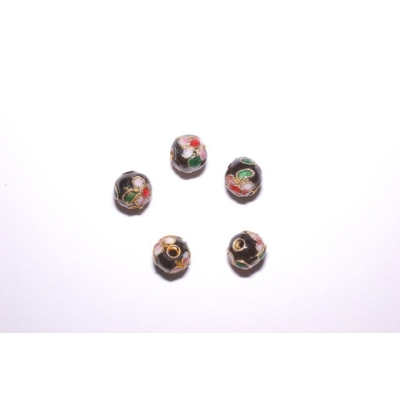 Runde cloisonne - 8 mm.