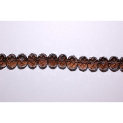 Rondeller af røg quartz -...