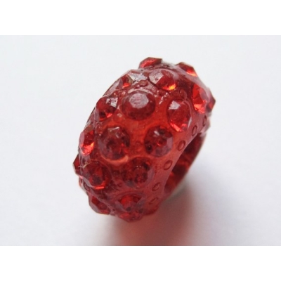 Rondel af resin - 8x14 mm.