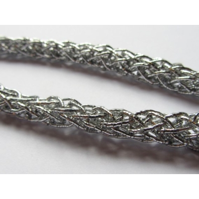 Flettet bomulds snor - 6 mm.