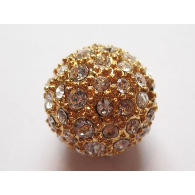 Rhinestone perle - 14 mm.