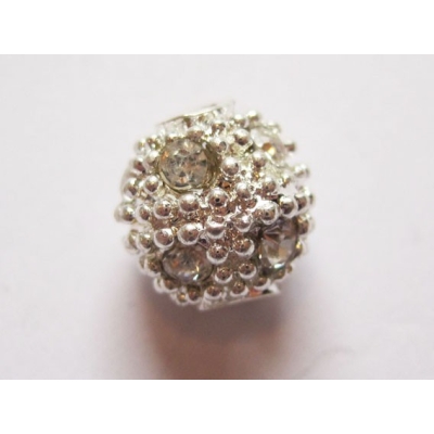 Rhinestone perle - 8 mm.