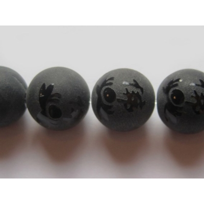 Runde onyx - 12 mm.