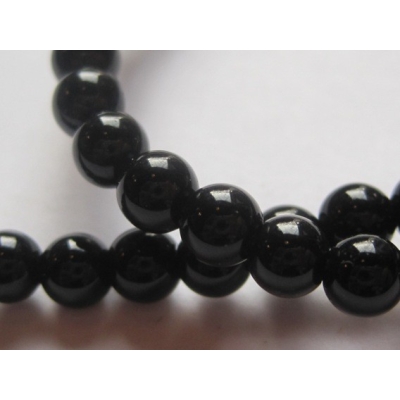 Runde onyx - 4 mm.