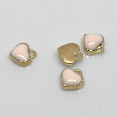 Vedhæng - hjerte - 8x8 mm.