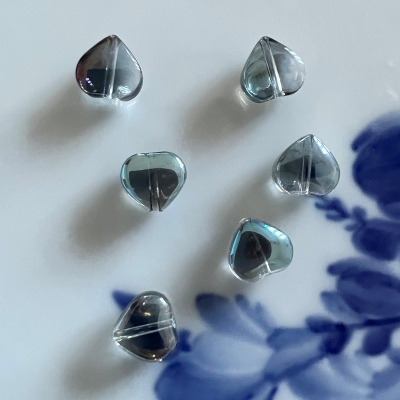 Hjerte af krystal - 8 mm.