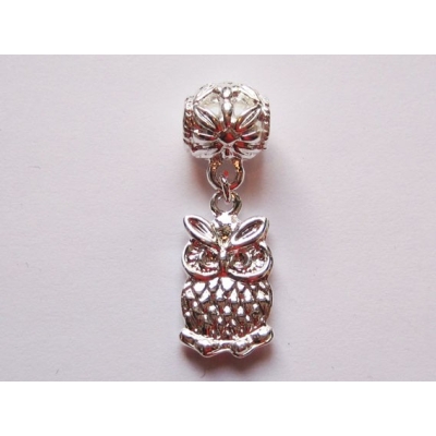 Vedhæng - ugle - 20 mm.