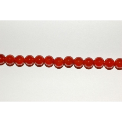 Runde agat - 8 mm.  (streng)