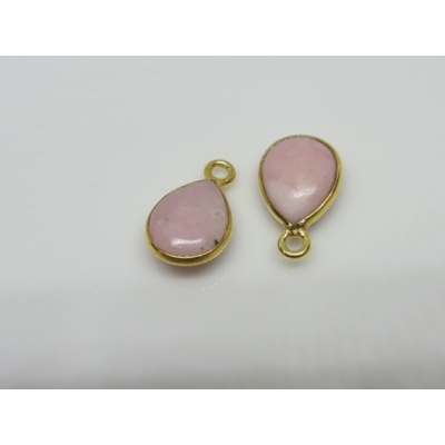 Bezel af pink opal - 9x10...